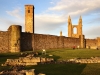 Ruins of St Mary on the Rock and the Cathedral at Sunrise St And