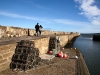 Lobster Pots at St Andrews Harbour St Andrews Fife Scotland