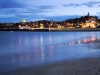 St Andrews from the West Sands at Dusk Fife Scotland