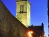 St Salvators College Chapel Tower from Butts Wynd at Dusk St And
