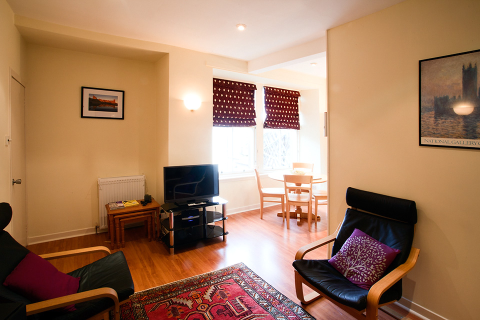Living Room with new TV