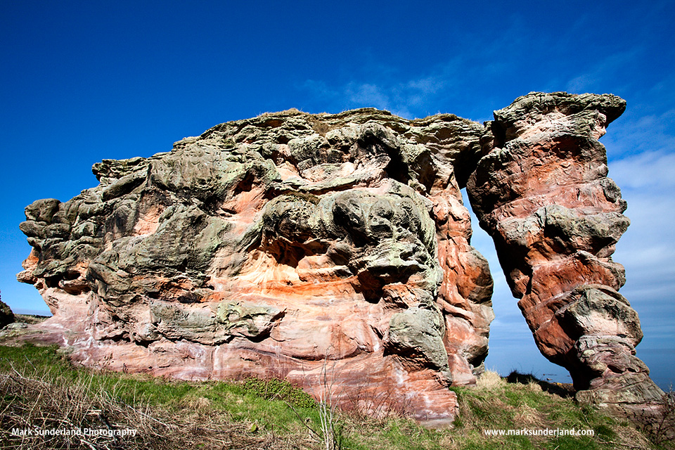 Rock near Boarhills on the Fife Coastal Path