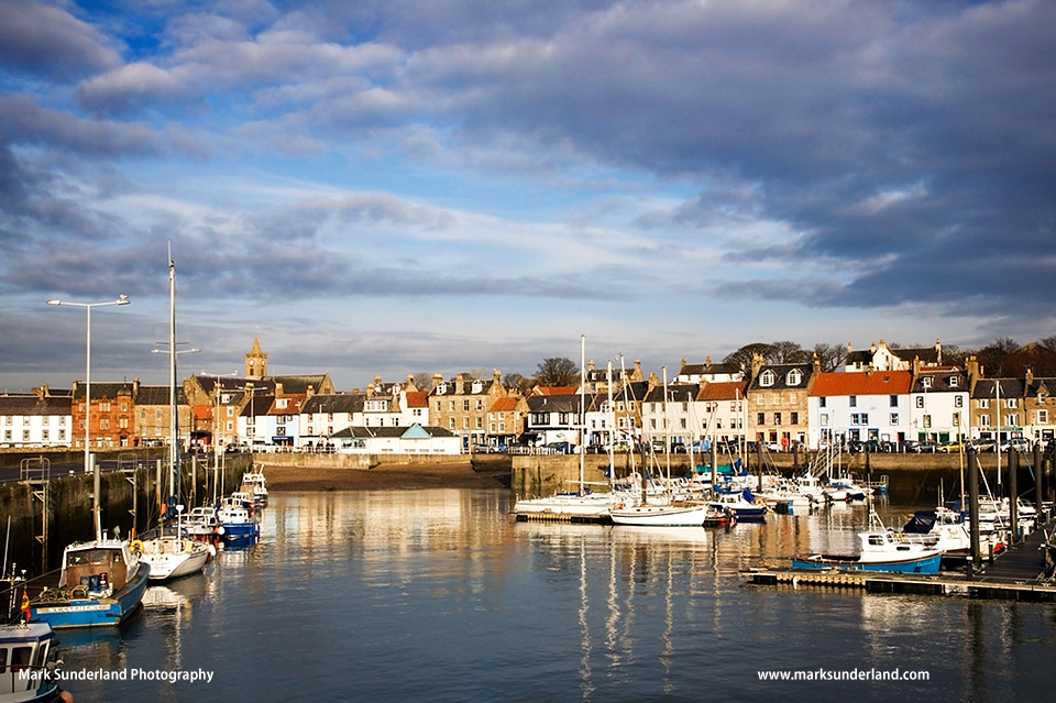 Sailing Boats in the Harbour at Anstruther